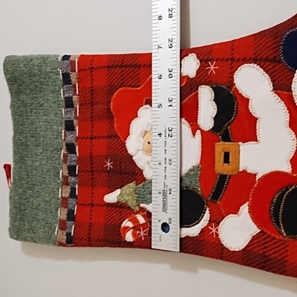 Santa & Snowman Christmas Stocking - Picture 7 of 11